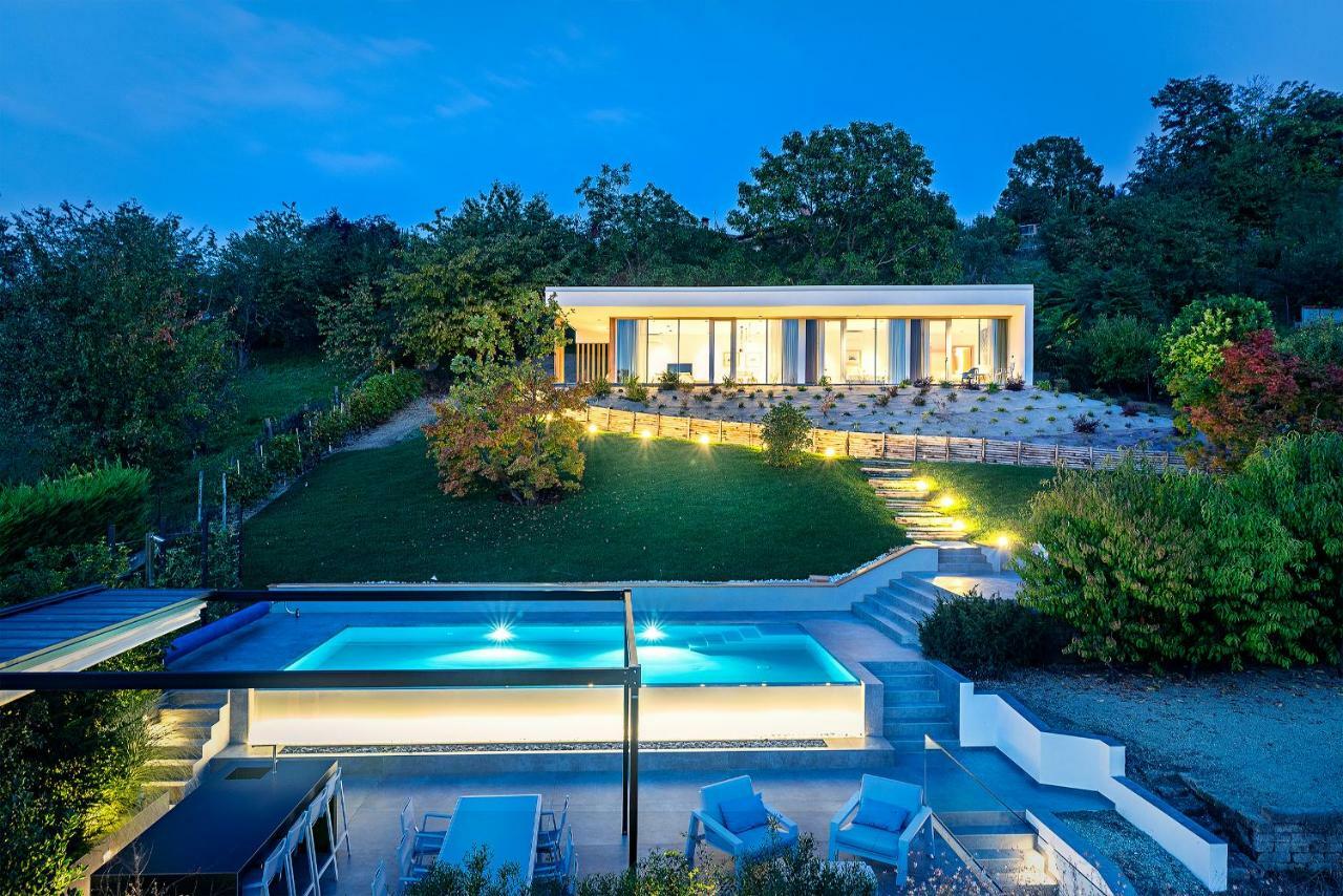 Villa Anna, Luxury And Private Pool Alba  Exteriör bild